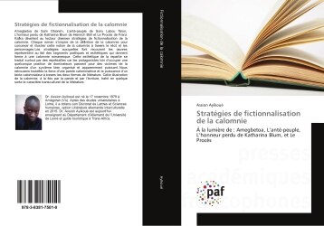 Front cover_Stratégies de fictionnalisation de la calomnie