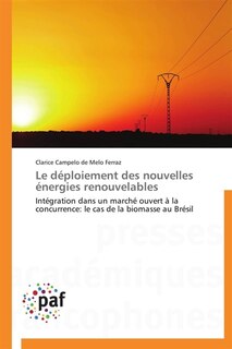 Couverture_Le déploiement des nouvelles énergies renouvelables