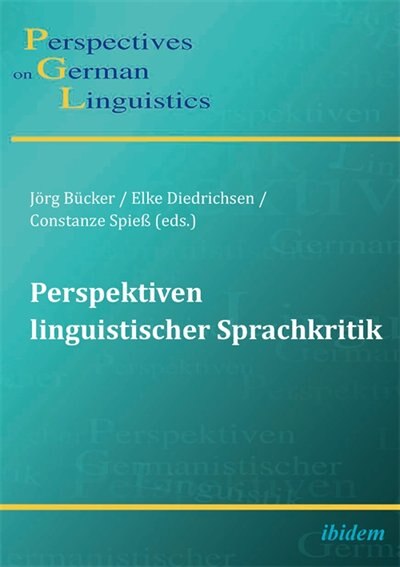 Front cover_Perspektiven linguistischer Sprachkritik
