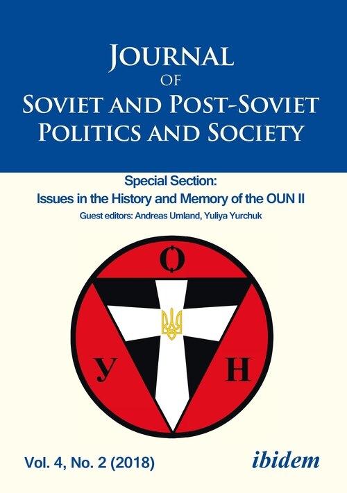 Couverture_Journal of Soviet and Post-Soviet Politics and Society