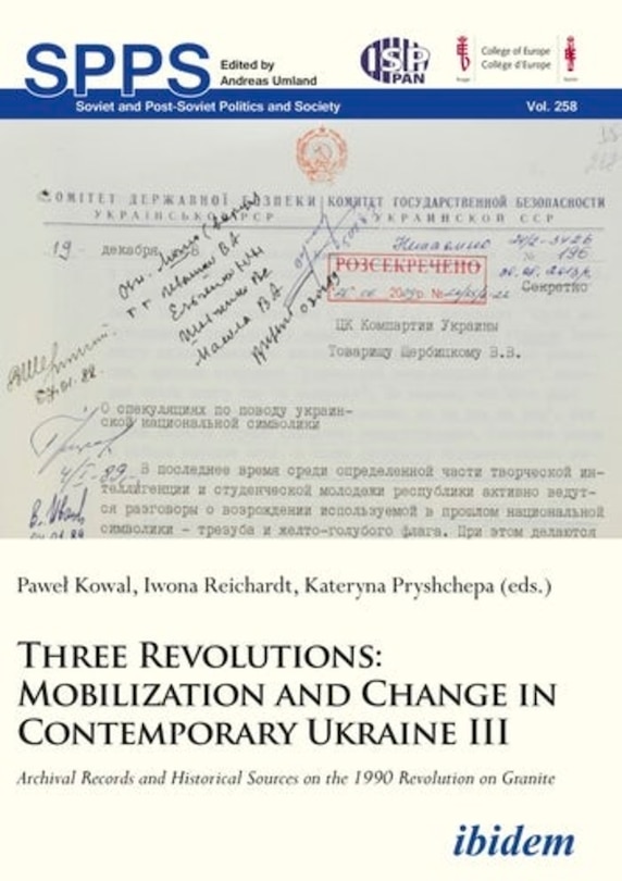 Couverture_Three Revolutions – Mobilization and Change in Contemporary Ukraine III