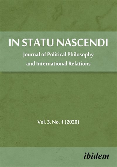 Couverture_In Statu Nascendi Volume 3, No. 1 (2020)