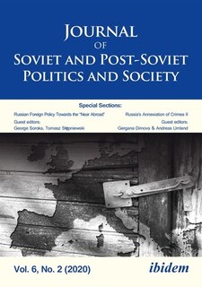 Couverture_Journal of Soviet and Post-Soviet Politics and Society
