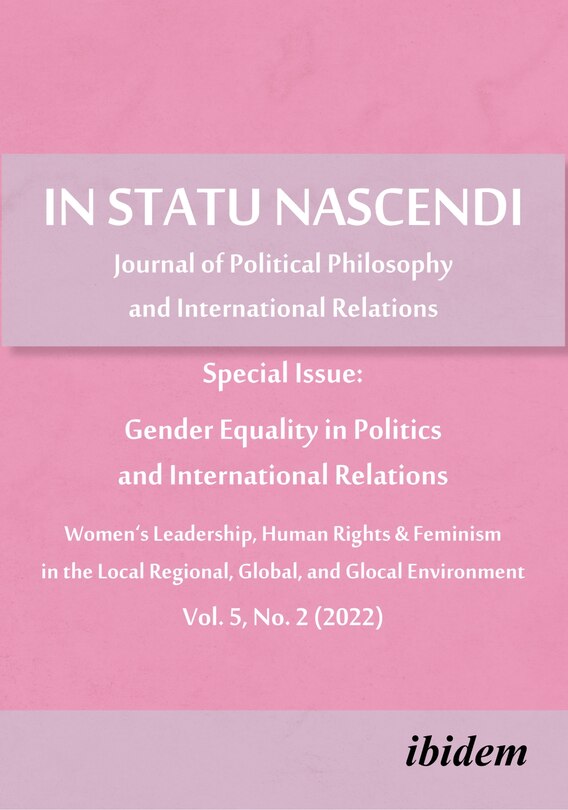 Front cover_In Statu Nascendi Vol. 5, No. 2 (2022)