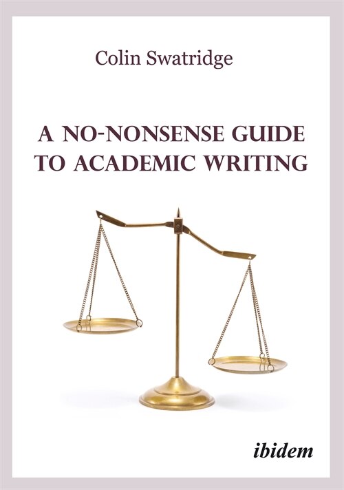 Couverture_A No-Nonsense Guide to Academic Writing
