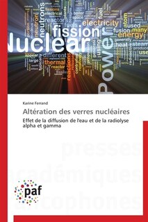Front cover_Altération des verres nucléaires