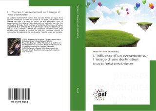 Couverture_L´influence d´un événement sur l´image d´une destination
