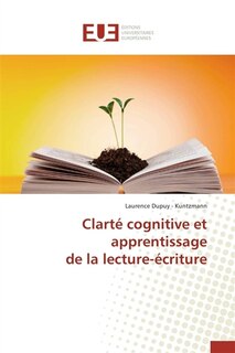 Front cover_Clarté cognitive et apprentissage de la lecture-écriture