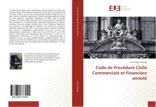 Couverture_Code de Proc&eacute;dure Civile Commerciale et Financi&egrave;re annot&eacute;