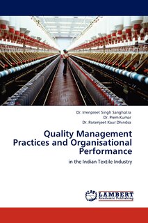 Front cover_Quality Management Practices and Organisational Performance