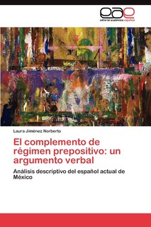 Front cover_El complemento de régimen prepositivo