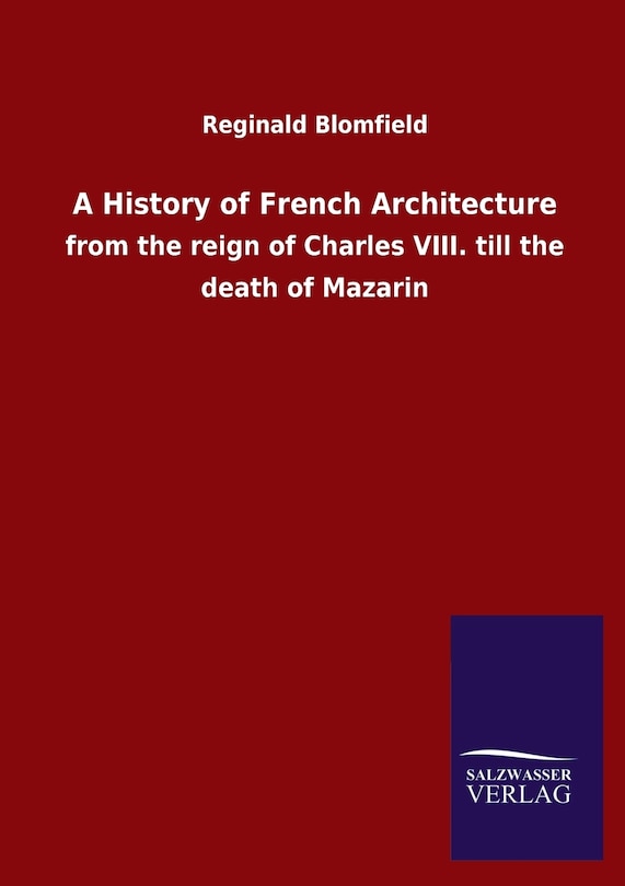 Front cover_A History of French Architecture