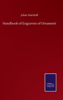 Front cover_Handbook of Engravers of Ornament