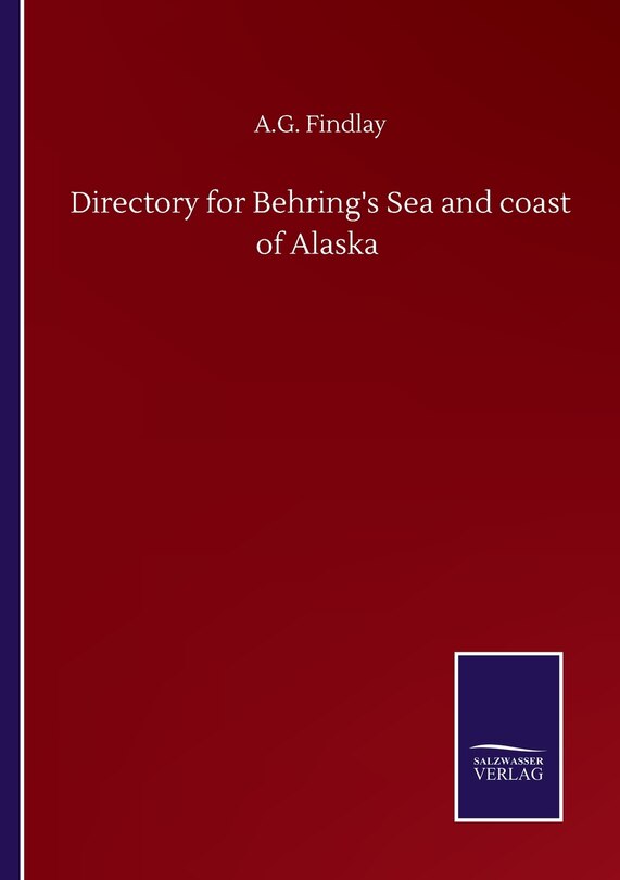 Couverture_Directory for Behring's Sea and coast of Alaska