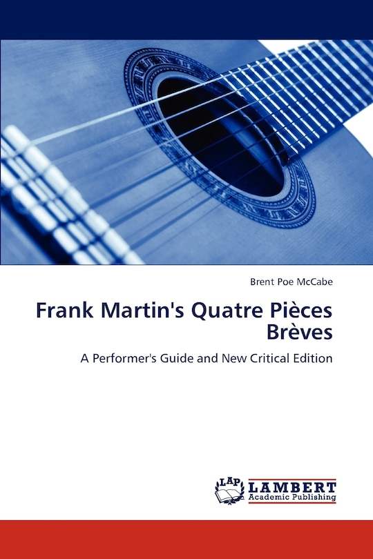 Couverture_Frank Martin's Quatre Pieces Breves