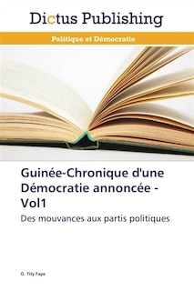 Front cover_Guinée-chronique d'une démocratie annoncée
