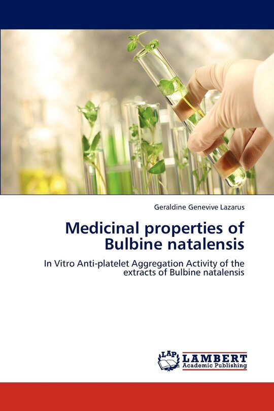 Front cover_Medicinal properties of Bulbine natalensis