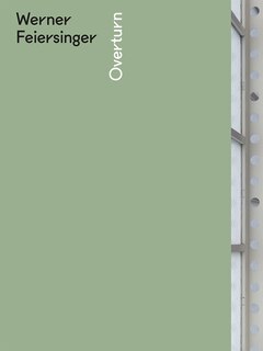 Couverture_Werner Feiersinger. Overturn