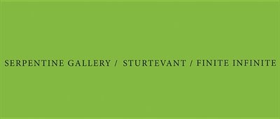 Front cover_Elaine Sturtevant: Finite Infinite Flipbook