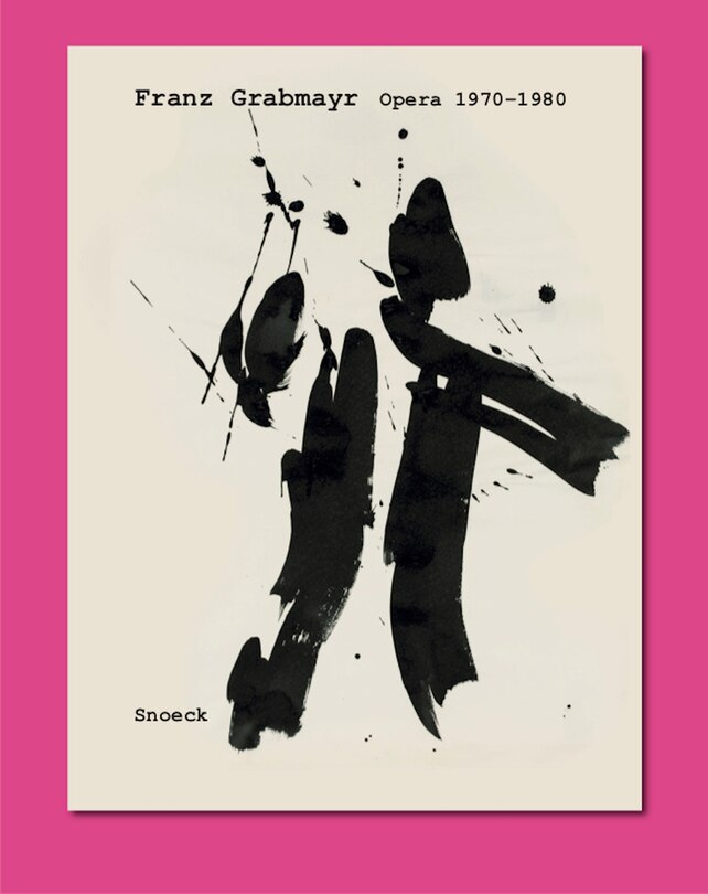 Front cover_Franz Grabmayr. Opera 1970–1980