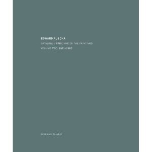 Couverture_Ed Ruscha: Catalogue Raisonn� of the Paintings, Volume Two