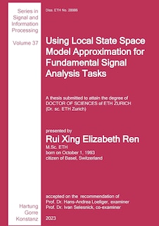 Couverture_Using Local State Space Model Approximation for Fundamental Signal Analysis Tasks