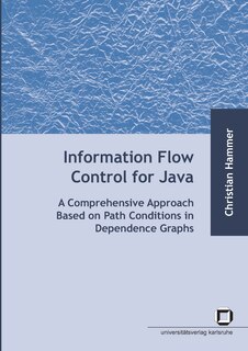 Couverture_Information flow control for java