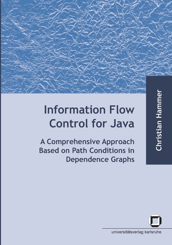 Couverture_Information flow control for java