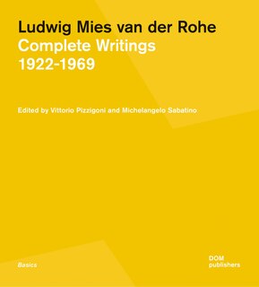Front cover_Mies in His Own Words