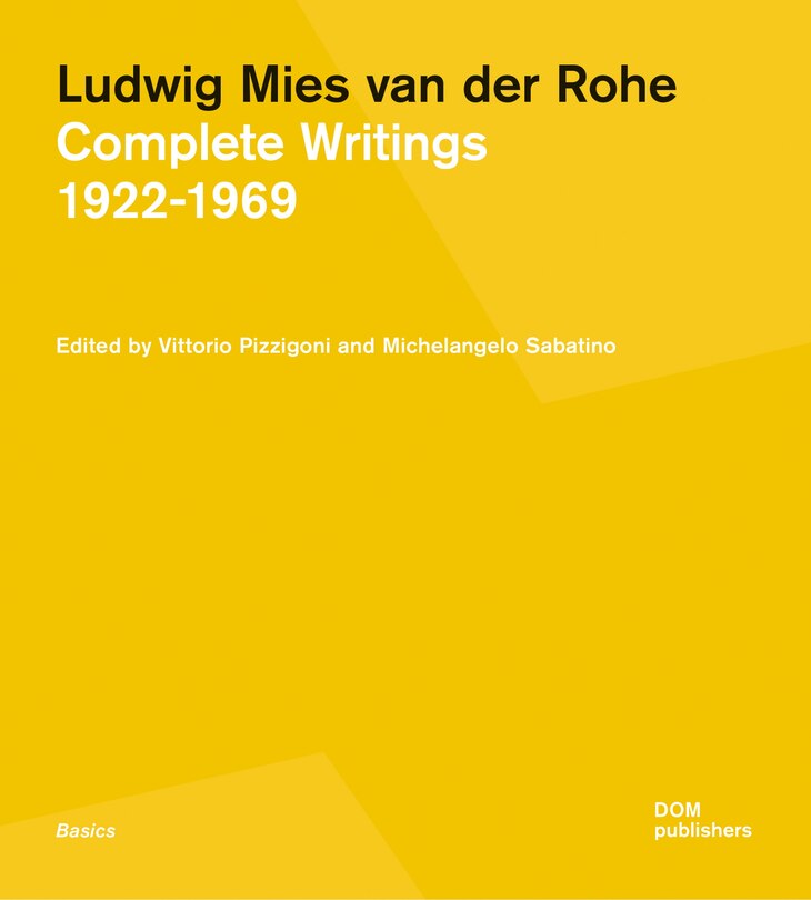 Front cover_Mies in His Own Words