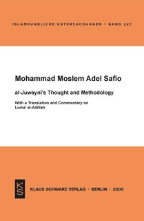 Front cover_Al-Juwayni's Thought and Methodology