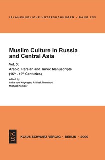 Couverture_Muslim Culture in Russia and Central Asia