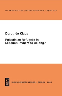 Front cover_Palestinian Refugees in Lebanon - Where to belong?