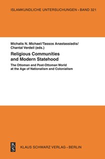 Couverture_Religious Communities and Modern Statehood