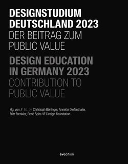 Front cover_Design Education in Germany 2023