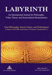 Couverture_Non-Philosophy, Social Action, and Performance