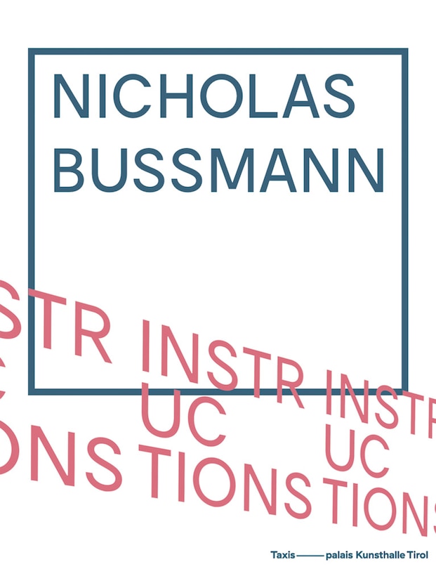 Front cover_Nicholas Bussmann: Instructions