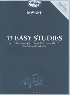 13 Easy Studies By Duvernoy (op. 176) And Lemoine (op. 37) For Piano And Orchestra