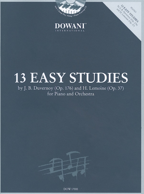 13 Easy Studies By Duvernoy (op. 176) And Lemoine (op. 37) For Piano And Orchestra