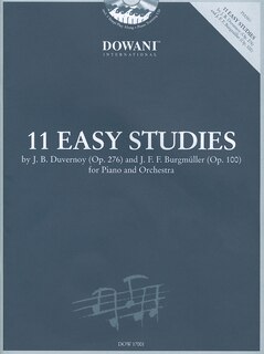 Front cover_11 Easy Studies By Duvernoy (op. 276) And Burgmuller (op. 100)