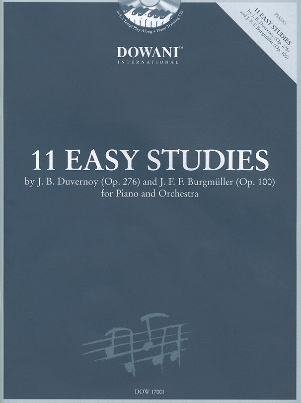 Front cover_11 Easy Studies By Duvernoy (op. 276) And Burgmuller (op. 100)