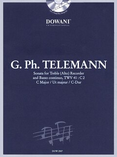 Front cover_Telemann: Sonata In C Major For Treble (alto) Recorder And Basso Continuo Twv41:c2