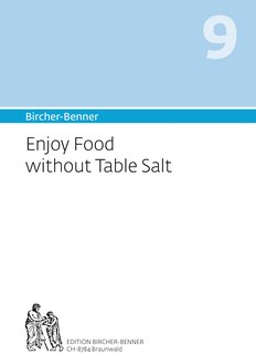 Front cover_Bircher-Benner 9 Enjoy Food without Table Salt