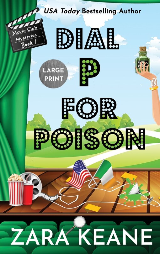 Front cover_Dial P For Poison (Movie Club Mysteries, Book 1)