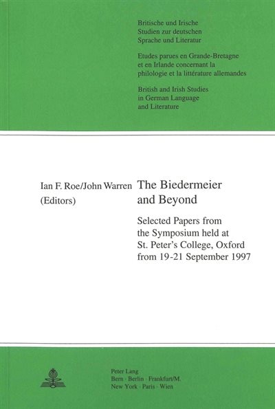 Front cover_The Biedermeier And Beyond
