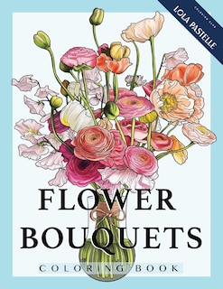 Front cover_Flower Bouquets Coloring Book