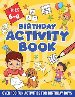Front cover_Birthday Activity Book for Boys 6-8