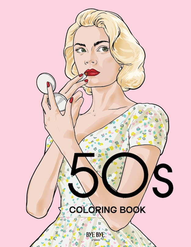 Front cover_50s Coloring Book