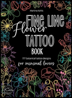 Front cover_Fine Line Flower Tattoo Book
