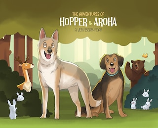 Front cover_The Adventures of Hopper & Aroha - A Very Bear-y Day